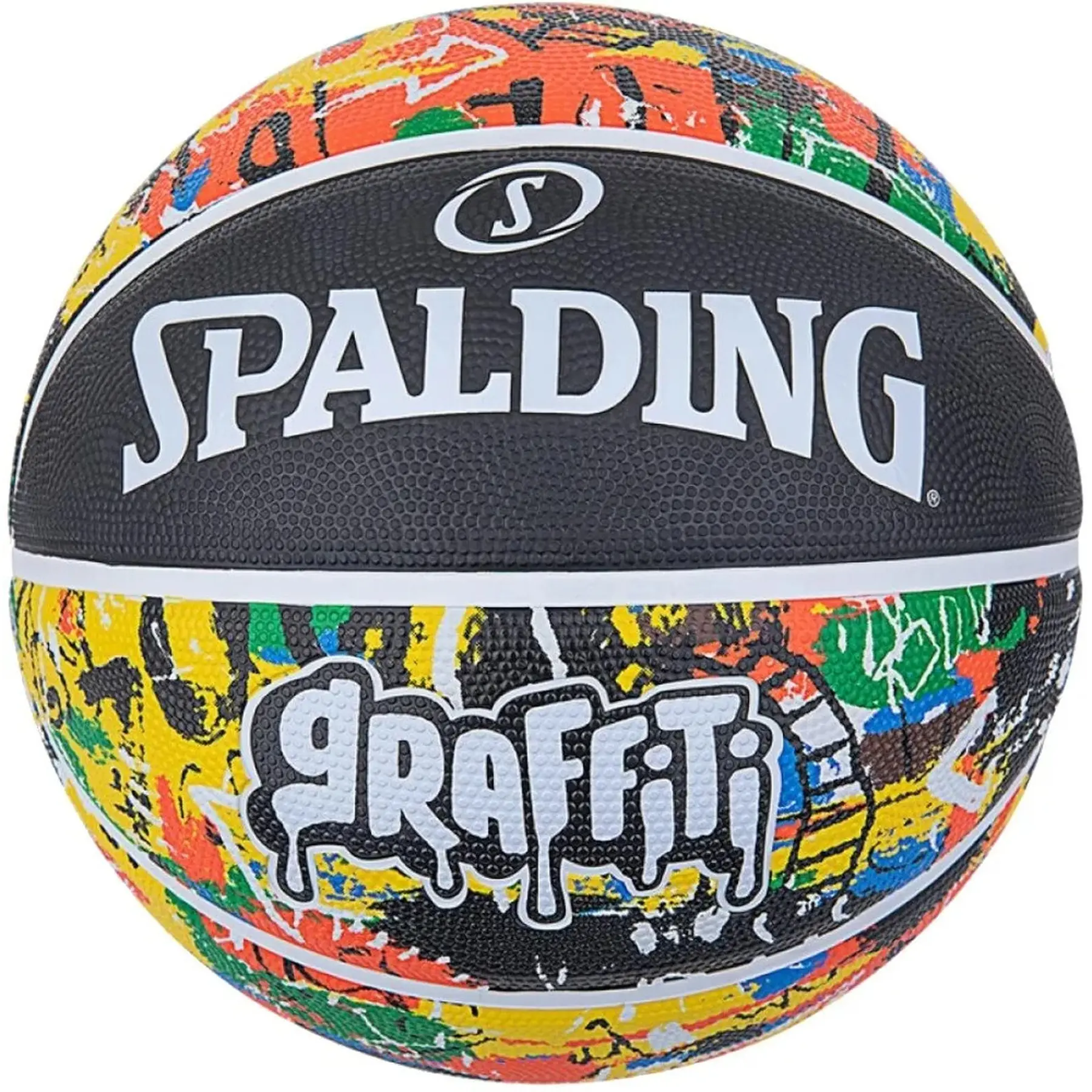 Ballon de basketball Spalding Rainbow Graffiti Rubber
