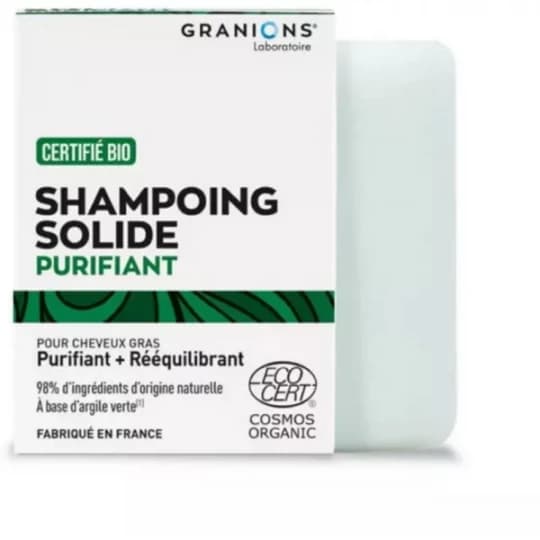 Granions Shampooing Solide Purifiant 80 g